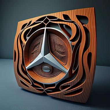 3D модель Mercedes Benz Vision SLA (STL)